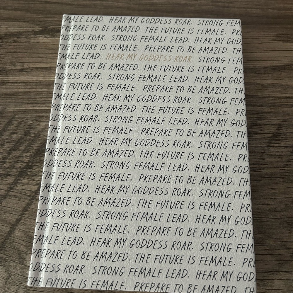Gartner Studios Empowering Female Inspirational Blank Lined Journal 5.75 x 8.13